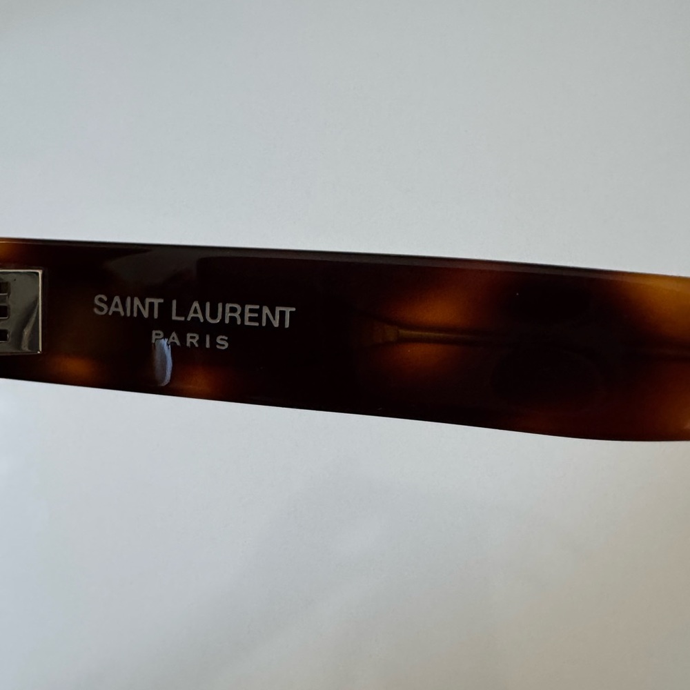 Saint Laurent SL 601 002 Rectangular Havana Green 51 mm-20-145 Unisex Sunglasses - Picture 12 of 16